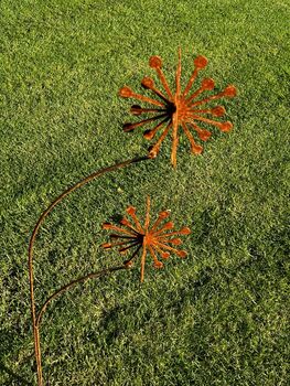 Double 3D Allium Garden Art, 3 of 3