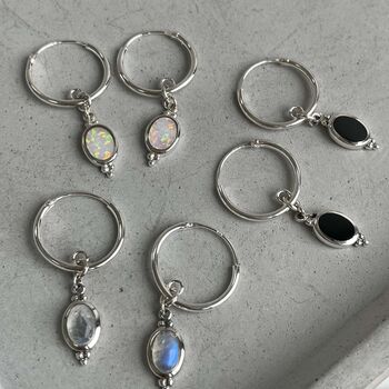 925 Sterling Silver Dreamy Sleepers Blue Opal, 5 of 12