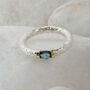 Handmade Silver Textured Ring With A Choice Of Gemstone, thumbnail 8 of 11