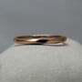 18ct Rose Gold Twist Wedding Ring, thumbnail 1 of 4