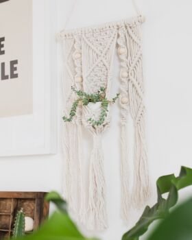 The Macramé Plant Hanger Craft Kit, 9 of 9
