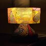 Klimt 'The Kiss' Table Lamp: Abstract Decoupage Night, thumbnail 9 of 10