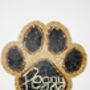 Personalised Pet Paw Print Keepsake Decoration, thumbnail 7 of 8