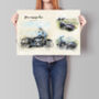 Personalised Motorbike Print, thumbnail 3 of 4