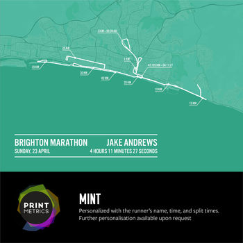 Personalised Brighton Marathon Poster, 10 of 12