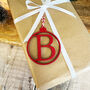 Personalised Initial Christmas Bauble 3mm Mdf, thumbnail 4 of 6