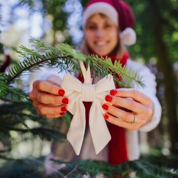 Bow Christmas Tree Decorations, 7 of 7