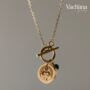 Goddess Ganesha Malachite Pendant Necklace, thumbnail 5 of 8