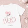 Personalised Boo Tiful Ghost Halloween Outfit, Custom Name Baby Grow, T Shirt Or Trick Or Treat Tote Bag, thumbnail 1 of 3