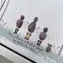 Personalised Welly Boot Family Pebble Picture, thumbnail 5 of 6