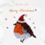Robin And Christmas Hat Butterfly Christmas Stickers 25, thumbnail 12 of 12