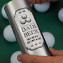 Personalised Golf And Beer Can With Golf Balls For Dad, thumbnail 3 of 4