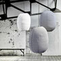 Large Cotton Oval Light Shade In Dusk Or White, thumbnail 2 of 4