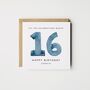 Personalised 21st Birthday Card *Age/Colour Options, thumbnail 3 of 4