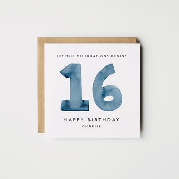 Personalised 21st Birthday Card *Age/Colour Options, 3 of 4