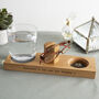 Personalised Glasses Stand With Dish And Coaster, thumbnail 3 of 11