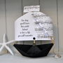 'How Long Will I Love You' Personalised Sailing Boat, thumbnail 4 of 10