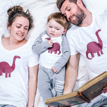 Personalised Dinosaur Family Pyjamas, 4 of 10