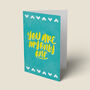 'My Only One' Valentines Card, thumbnail 1 of 4