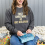 First Christmas As Mrs… Personalised Christmas Jumper, thumbnail 2 of 2