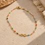 Multi Coloured Beaded Infinity Anklet, thumbnail 3 of 5