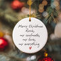 Merry Christmas To My Soulmate, My Love Personalised Decoration, thumbnail 1 of 2
