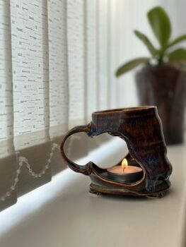 Handcrafted Porcelain Oil/Wax Melt Burner, 2 of 4