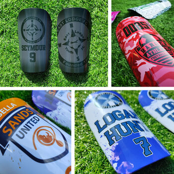 Personalised Adults Shin Pads, 2 of 12
