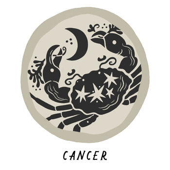 Cancer Zodiac Coin Pendant Necklace, 4 of 5