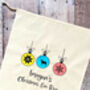 Personalised 'Christmas Baubles' Christmas Eve Bag, thumbnail 5 of 6