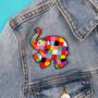 Elmer Jumping Left Sew On Patch, thumbnail 2 of 2
