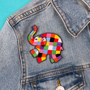 Elmer Jumping Left Sew On Patch, 2 of 2