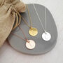 Sterling Silver Engraved Rainbow Necklace, thumbnail 2 of 5