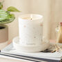 Gemini Star Sign Gift Zodiac Glow Through Candle, thumbnail 1 of 11