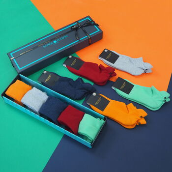 Organic Sport Men’s Trainer Socks Gift Box – Classic, 3 of 8