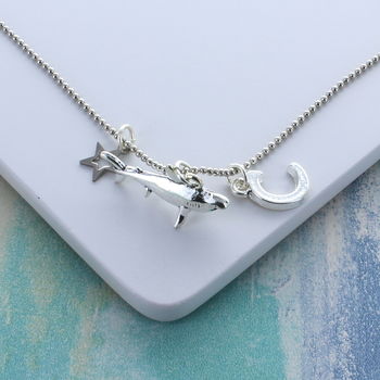 Shark Personalised Charm Necklace, 2 of 4