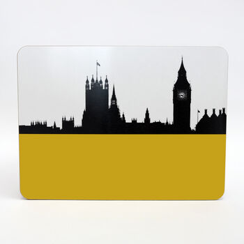 London Set Of Eight Matching Table Mats And Coasters, 6 of 11