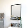 Mirror With Shelf Black Or Gold, thumbnail 9 of 9