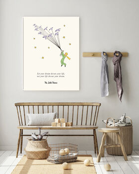 The Little Prince Moon Quote Nursery Art Print, 2 of 3
