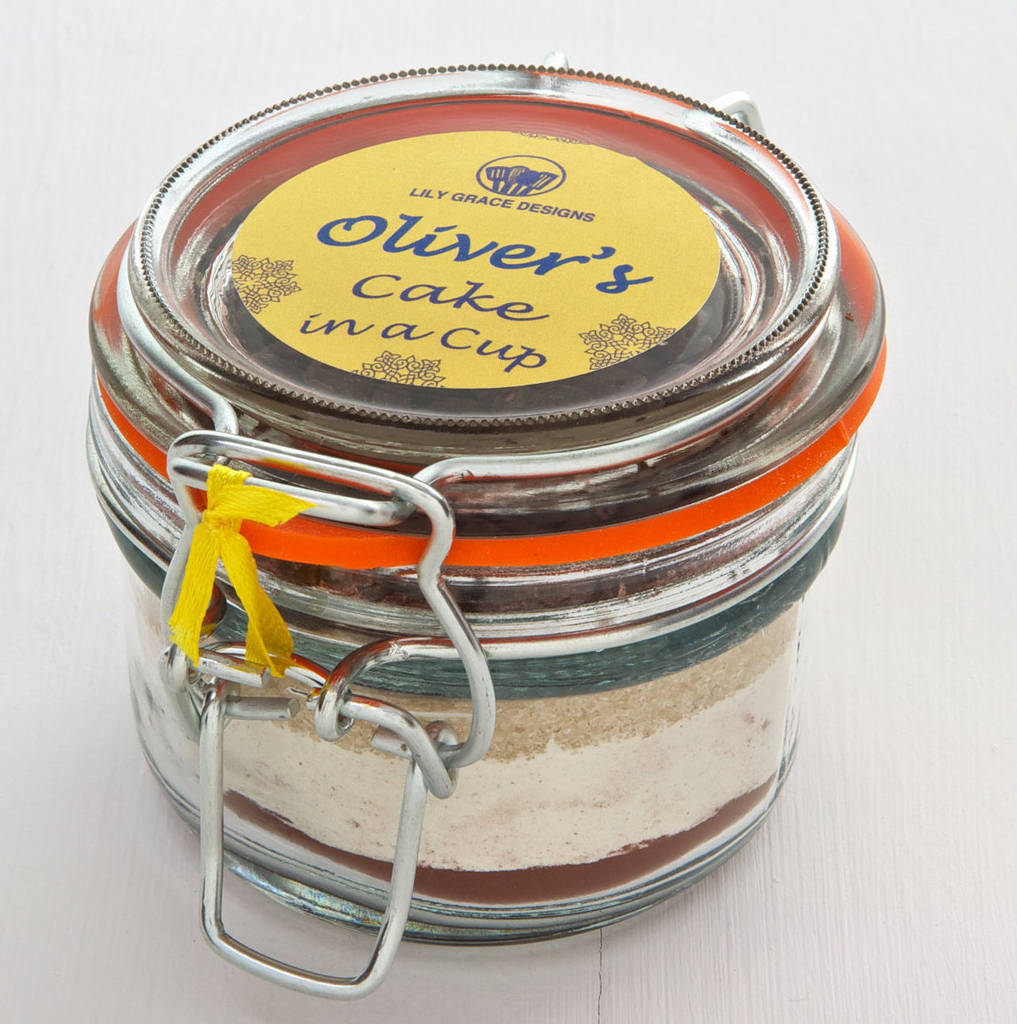 60th birthday chocolate mug cake gift set by lily grace baking gifts