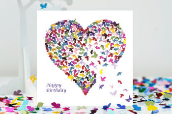 Flowers And Butterflies Happy Birthday Mum Card, 7 of 12