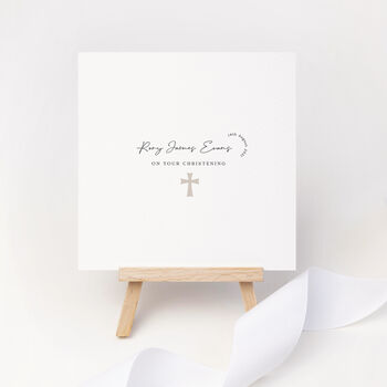 Personalised Christening/Baptism Card, 4 of 4