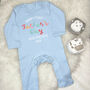 Personalised Happy First Father's Day Bright Babygrow, thumbnail 6 of 7