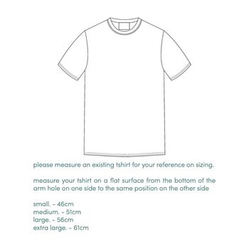 Happy Hills T Shirt Cross Stitch Kit, 5 of 5