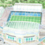Chelsea Fc Stamford Bridge Stadium Fine Art Print, thumbnail 2 of 3
