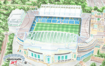 Chelsea Fc Stamford Bridge Stadium Fine Art Print, 2 of 3