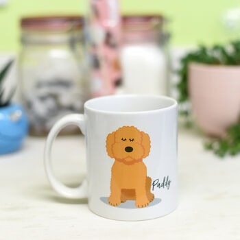 Personalised Cute Dog Name Mug Gift, 3 of 12
