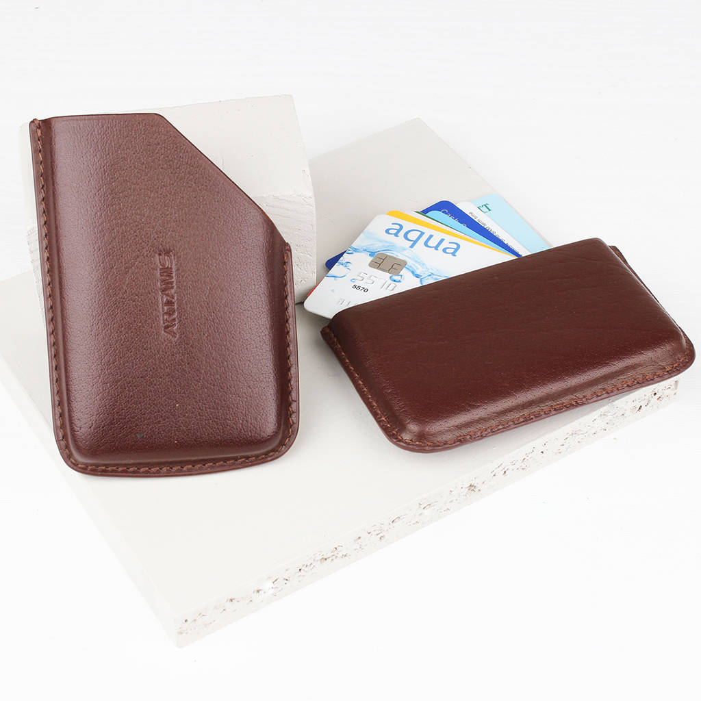 Luxury Leather Card Holder And Case By Dibor