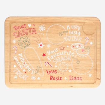 Personalised Christmas Eve Santa Treat Board, 4 of 10