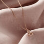 Petite Rope Initial Necklace, thumbnail 4 of 8